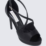Louise Comfy Heels In BlackShoes - myballerine