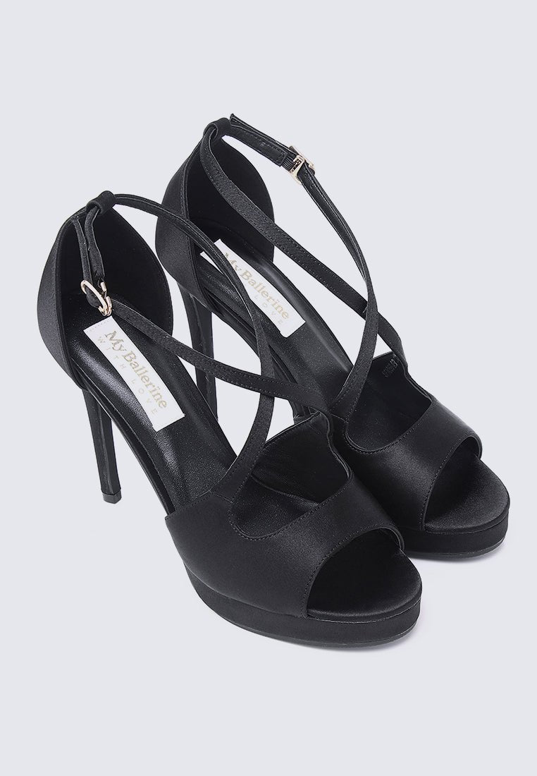 Louise Comfy Heels In BlackShoes - myballerine
