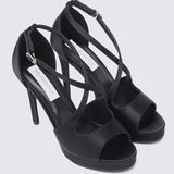 Louise Comfy Heels In BlackShoes - myballerine