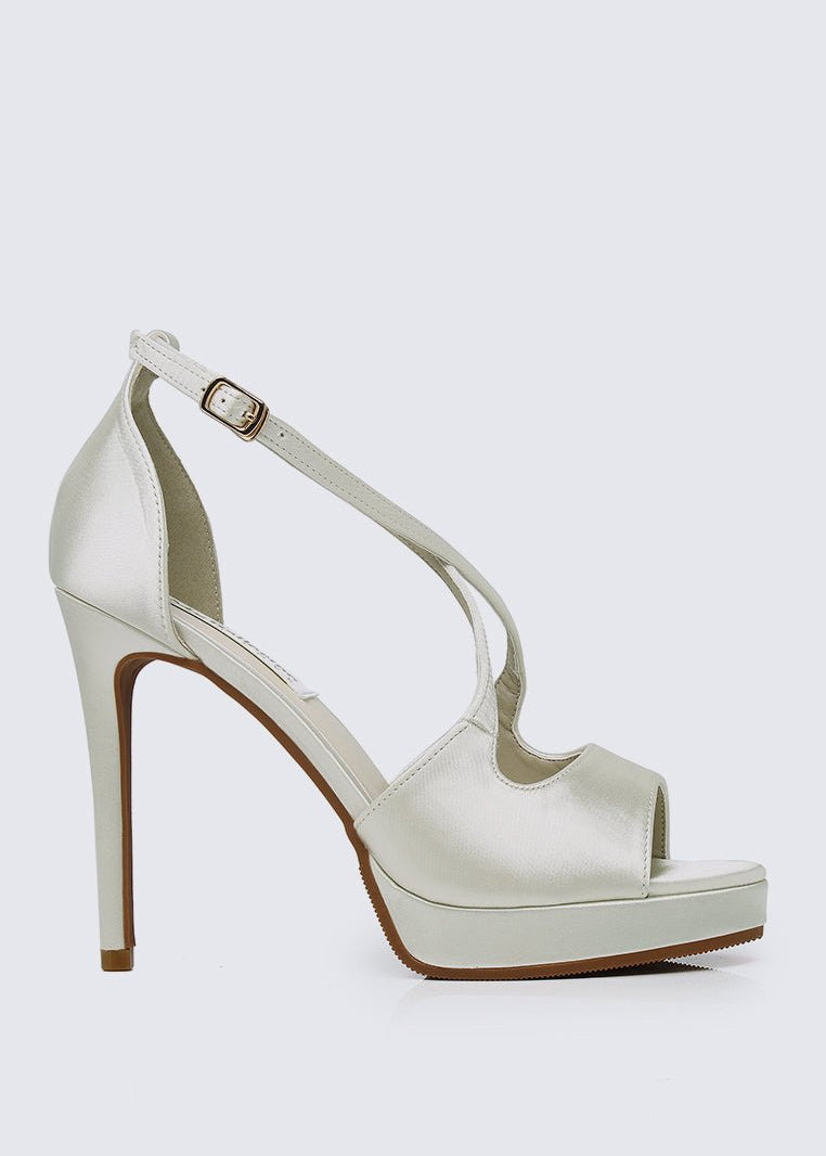 Louise Comfy Heels In IvoryShoes - myballerine