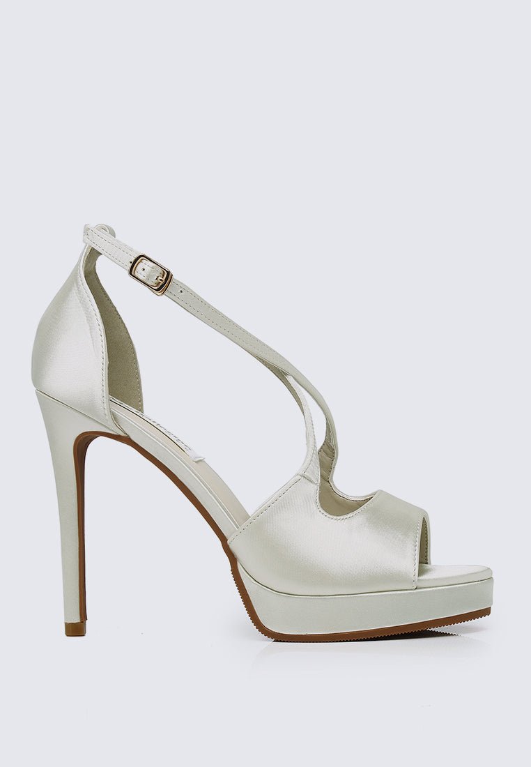 Louise Comfy Heels In IvoryShoes - myballerine