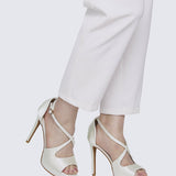 Louise Comfy Heels In IvoryShoes - myballerine