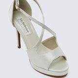 Louise Comfy Heels In IvoryShoes - myballerine
