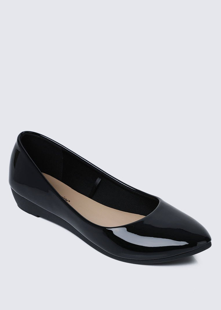 Lunna Comfy Ballerina In BlackShoes - myballerine