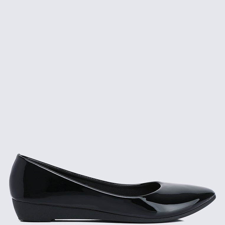 Lunna Comfy Ballerina In BlackShoes - myballerine