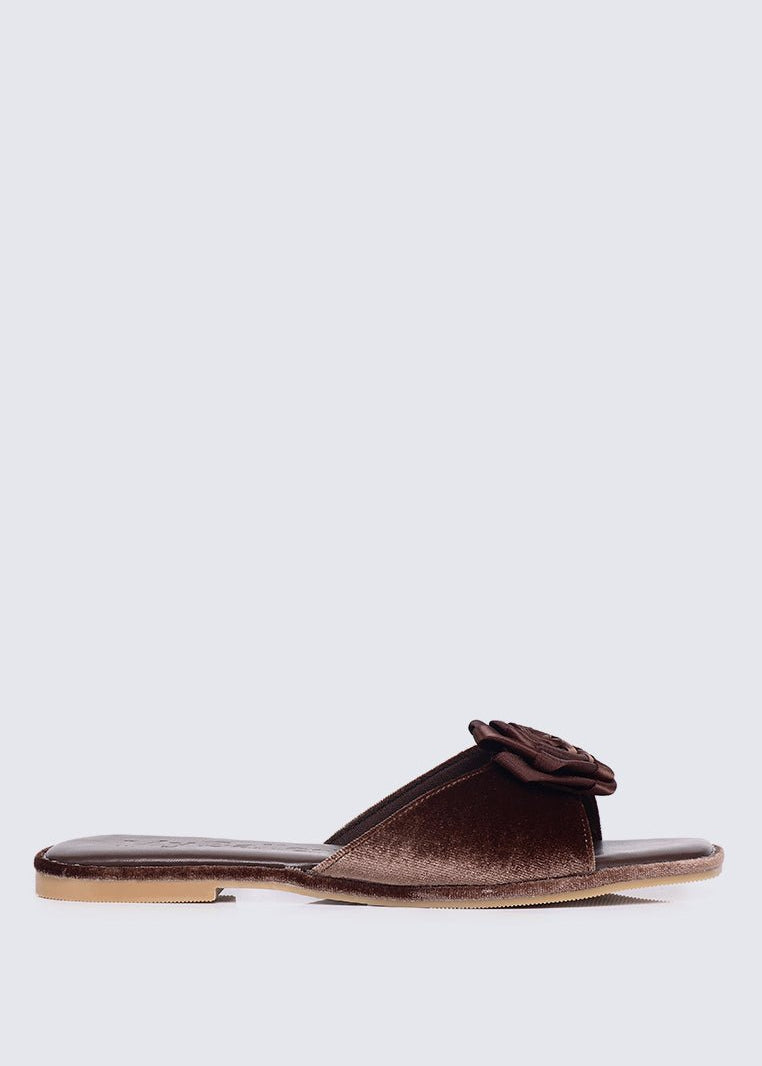 Lusina Comfy Sandals In EspressoHeels - myballerine