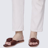 Lusina Comfy Sandals In EspressoHeels - myballerine