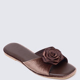 Lusina Comfy Sandals In EspressoHeels - myballerine