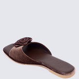 Lusina Comfy Sandals In EspressoHeels - myballerine