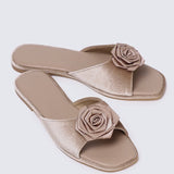 Lusina Comfy Sandals In NudeHeels - myballerine