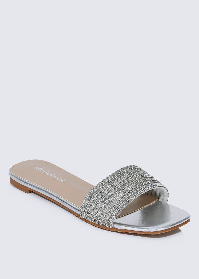 Luz Comfy Sandals In SilverShoes - myballerine
