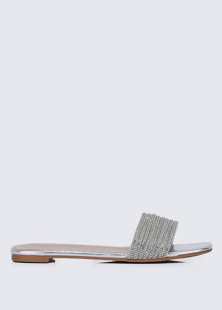 Luz Comfy Sandals In SilverShoes - myballerine