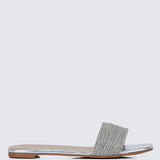 Luz Comfy Sandals In SilverShoes - myballerine