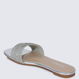 Luz Comfy Sandals In SilverShoes - myballerine