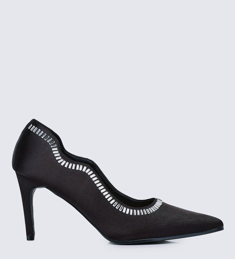 Lydia Comfy Pumps In BlackShoes - myballerine