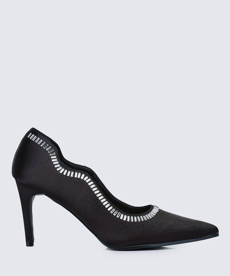 Lydia Comfy Pumps In BlackShoes - myballerine