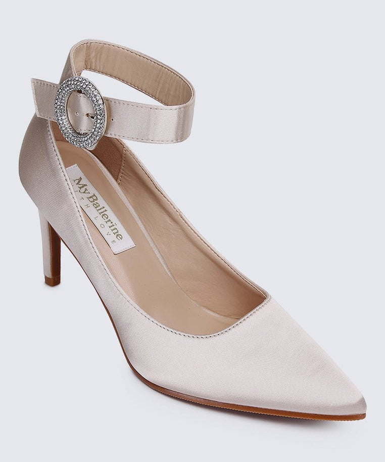 Lyla Comfy Pumps In ChampagneShoes - myballerine