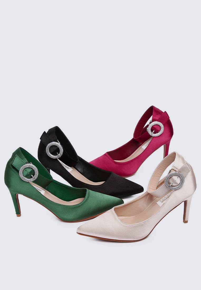 Lyla Comfy Pumps In MaroonShoes - myballerine