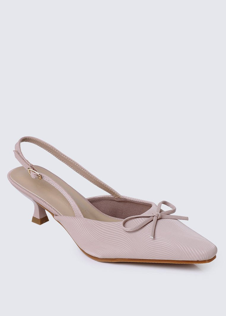 Lynn Comfy Heels In AlmondShoes - myballerine