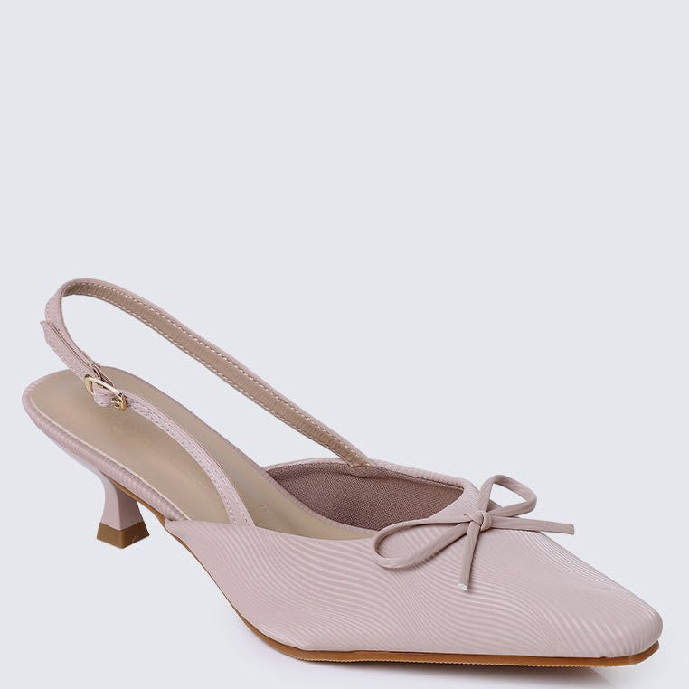 Lynn Comfy Heels In AlmondShoes - myballerine