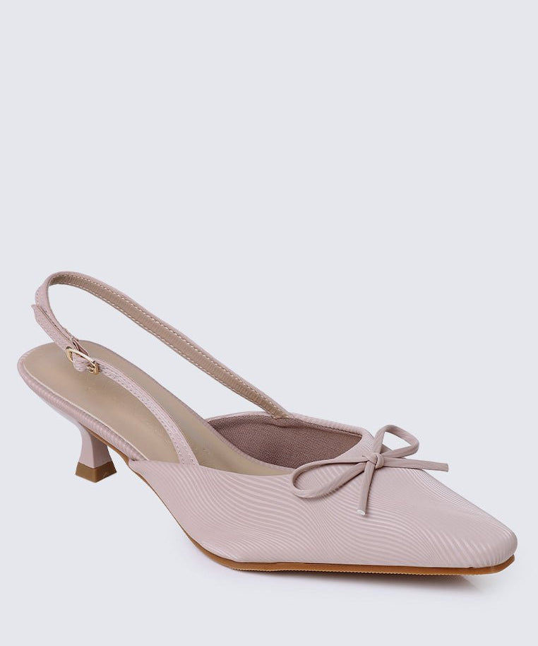 Lynn Comfy Heels In AlmondShoes - myballerine