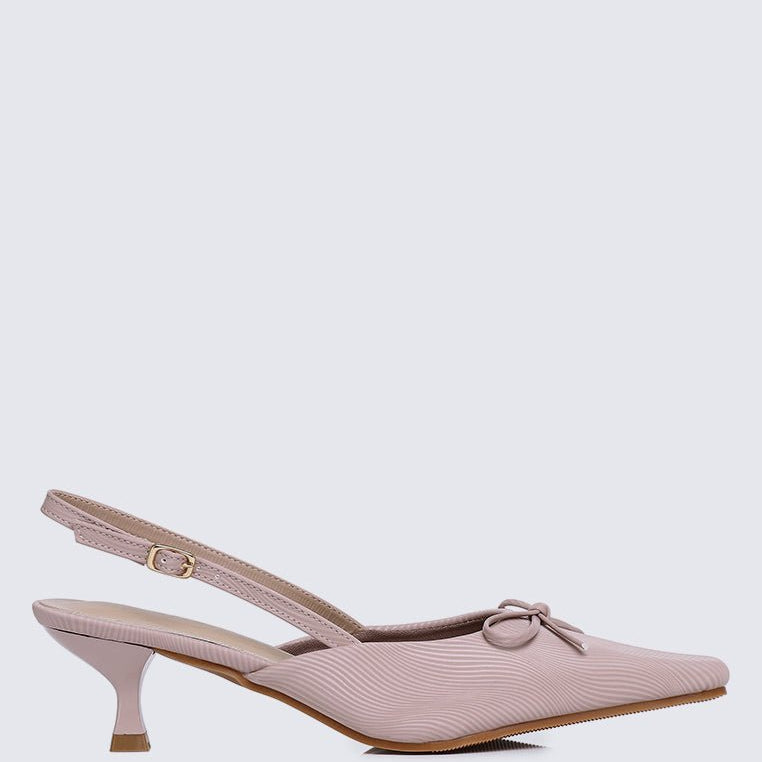 Lynn Comfy Heels In AlmondShoes - myballerine