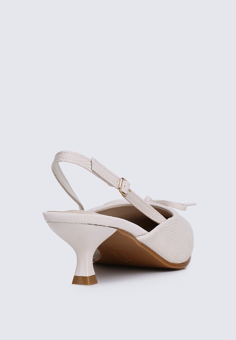 Lynn Comfy Heels In BeigeHeels - myballerine