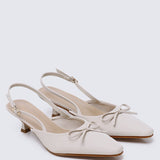 Lynn Comfy Heels In BeigeHeels - myballerine