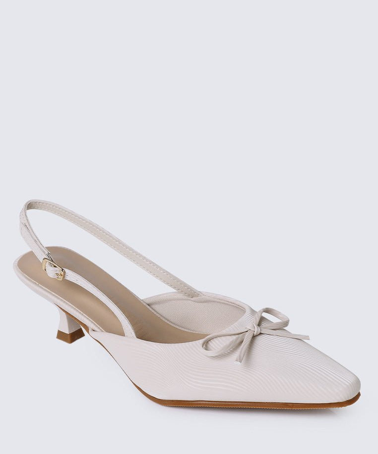 Lynn Comfy Heels In BeigeShoes - myballerine