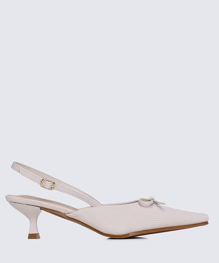 Lynn Comfy Heels In BeigeShoes - myballerine