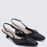 Lynn Comfy Heels In BlackHeels - myballerine