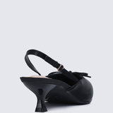 Lynn Comfy Heels In BlackShoes - myballerine