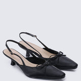 Lynn Comfy Heels In BlackShoes - myballerine