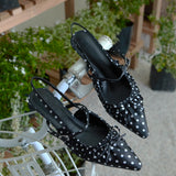 Amora Comfy Heels In Black