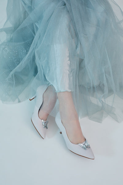 Fairytale Fantasy Comfy Pumps In Platinum