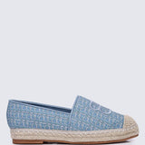 Maci Comfy Espadrilles In BlueShoes - myballerine