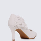 Madeleine Comfy Heels In BeigeHeels - myballerine