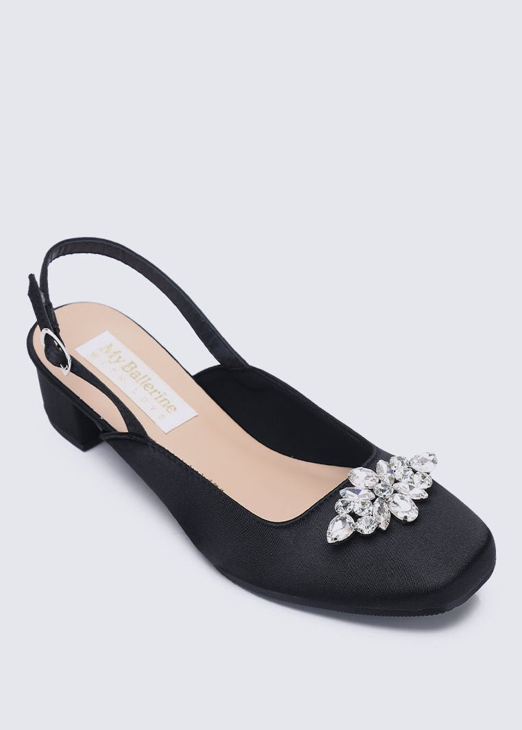Maeve Comfy Heels In Black - myballerine