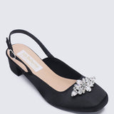 Maeve Comfy Heels In Black - myballerine