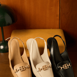 Maia Comfy Heels TaupeShoes - myballerine