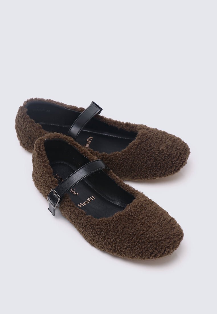 Margot FlexFit Comfy Ballerina In EspressoBallerina - myballerine