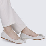 Maribel Comfy Ballerina In IvoryBallerina - myballerine