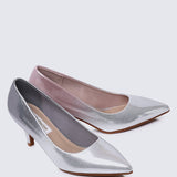 Maureen Comfy Pumps In SilverShoes - myballerine