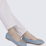 Melanie Comfy Ballerina In BlueShoes - myballerine