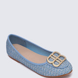 Melanie Comfy Ballerina In BlueShoes - myballerine