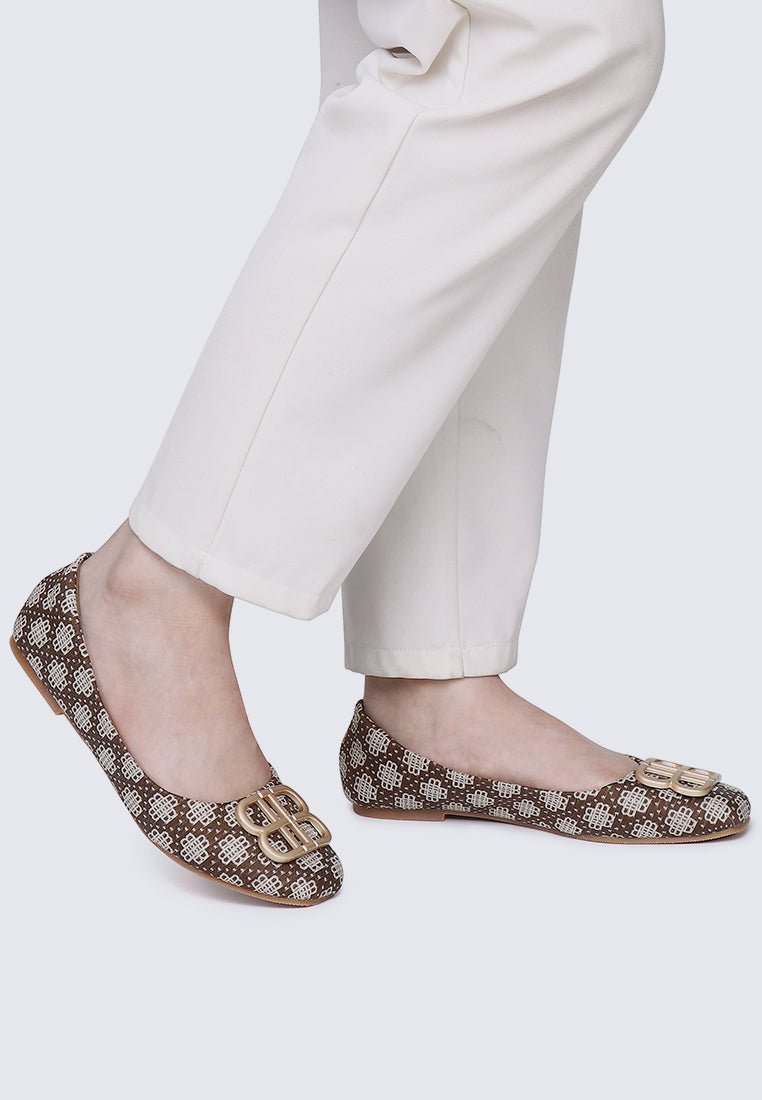 Melati Comfy Ballerina In EspressoBallerina - myballerine