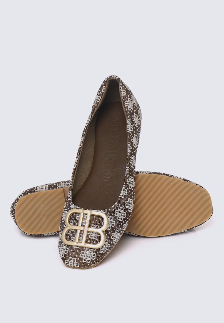 Melati Comfy Ballerina In EspressoBallerina - myballerine