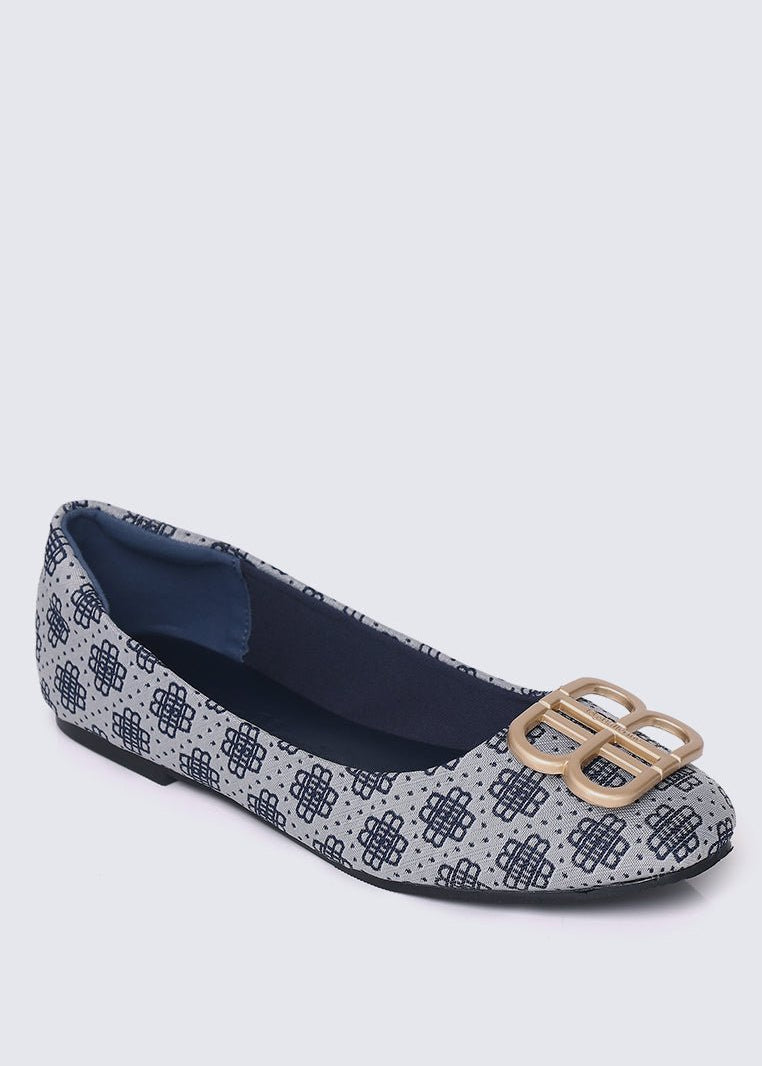 Melati Comfy Ballerina In NavyBallerina - myballerine