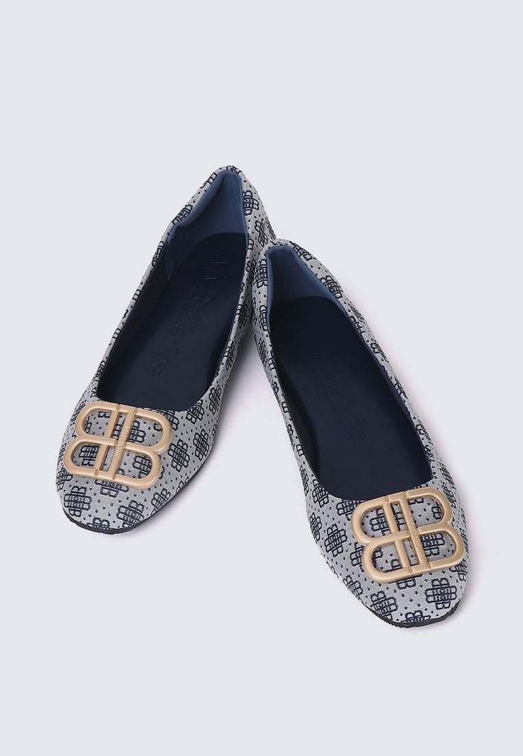 Melati Comfy Ballerina In NavyBallerina - myballerine