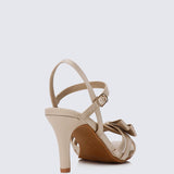 Melissa Comfy Heels In Almond - myballerine